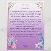 Mijn reis - Aangepast papier (Voorkant)