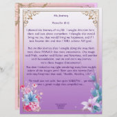 Mijn reis - Aangepast papier (Voorkant / Achterkant)