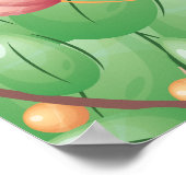 Mijn reis begint hier met Naam Kinderkamer Poster (Hoek)