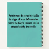 Mijn reis met een notebook met autoimmune Encephal Notitieboek (Achterkant)