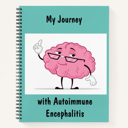 Mijn reis met een notebook met autoimmune Encephal Notitieboek (Voorkant)