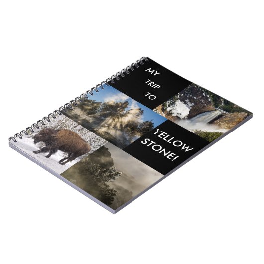 Mijn reis naar Yellowstone National Park Notitieboek (Linkerzijde)