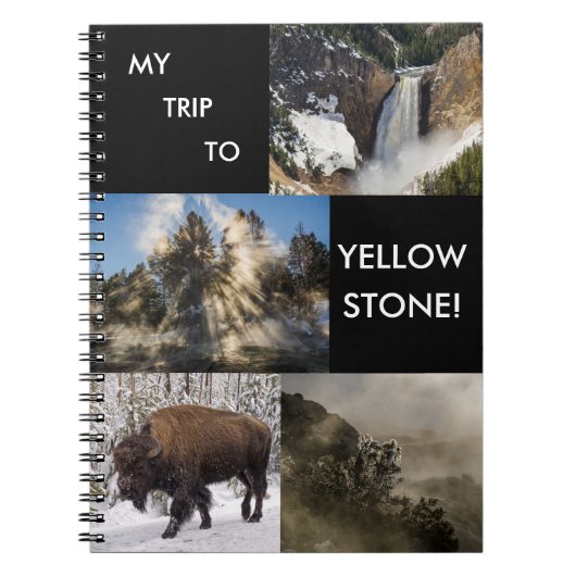 Mijn reis naar Yellowstone National Park Notitieboek (Voorkant)