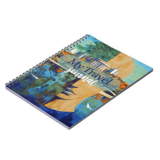 Mijn reisjournaal notitieboek (Linkerzijde)