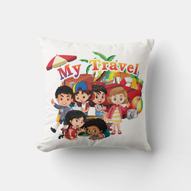 Mijn reispiloot kussen (Voorkant)