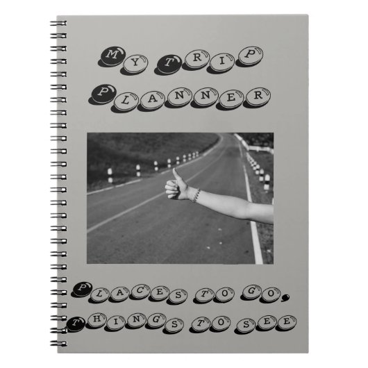 Mijn reisplanner - plaatsen om te gaan, dingen om notitieboek (Voorkant)