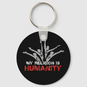 Mijn religie is Humaniteit Sleutelhanger