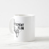 Mijn Retirement Plan gaming mok Drinkare koffiekop (Voorkant links)