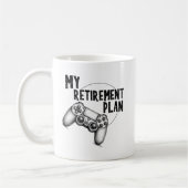 Mijn Retirement Plan gaming mok Drinkare koffiekop (Links)