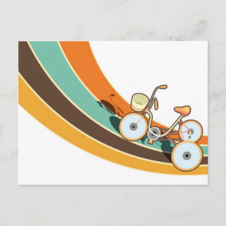 Mijn retro fiets briefkaart