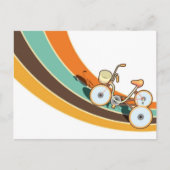 Mijn retro fiets briefkaart (Voorkant)