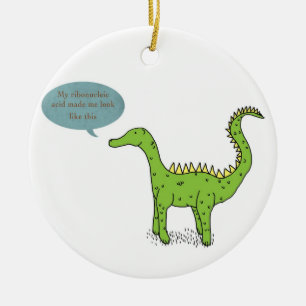 mijn ribonucleïnezuur liet me er zo uitzien keramisch ornament