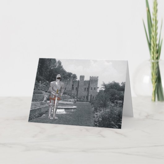 Mijn Ridder in Glanzend Pantser Kaart (Voorkant)