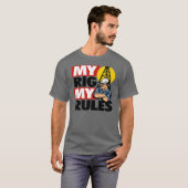 MIJN RIG MIJN REGELS T-SHIRT (Voorkant volledig)