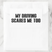 Mijn rijbevoegdheid is ook voor mij Sticker (Tas)