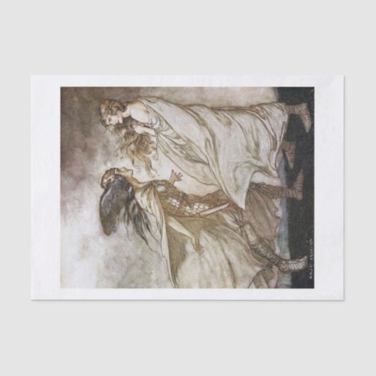 Mijn ring, dame tissuepapier (Voorkant)