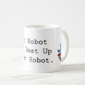 Mijn robot kan je robot omslaan koffiemok (Voorkant rechts)