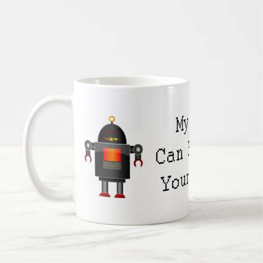 Mijn robot kan je robot omslaan koffiemok (Links)