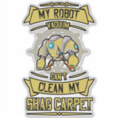Mijn robotvacuüm kan mijn tapijttapijtsticker niet sticker (Voorkant)