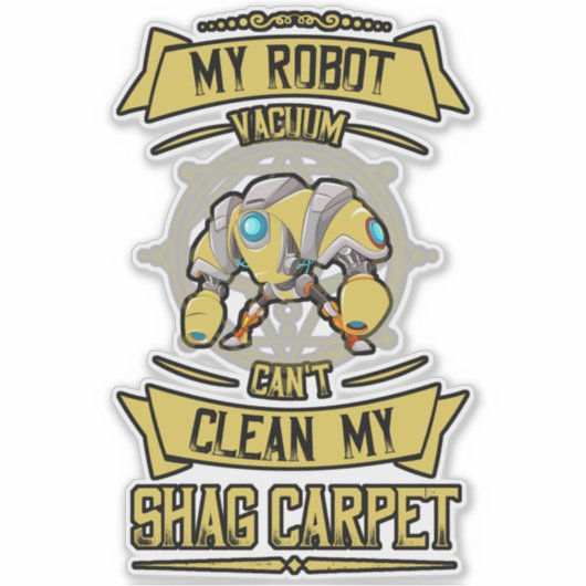Mijn robotvacuüm kan mijn tapijttapijtsticker niet sticker (Voorkant)