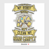 Mijn robotvacuüm kan mijn tapijttapijtsticker niet sticker (Vel)