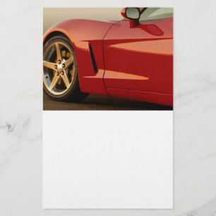 Mijn Rode Corvette Briefpapier