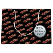 Mijn rode Corvette Gift Bag Groot Cadeauzakje (Voorkant)