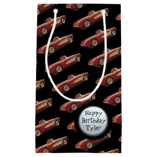 Mijn rode Corvette Gift Bag Klein Cadeauzakje (Voorkant)