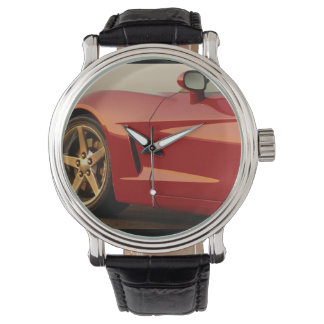 Mijn Rode Corvette Horloge