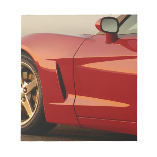 Mijn Rode Corvette Notitieblok (Voorkant)
