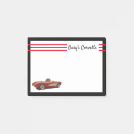 Mijn rode Corvette Post-It Notes
