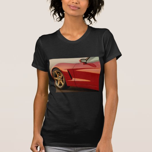 Mijn rode Corvette T-shirt (Voorkant)