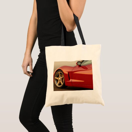 Mijn Rode Corvette Tote Bag (Voorkant (product))