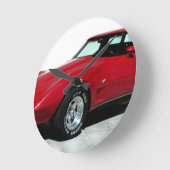 Mijn Rode Corvette uit 1979 Ronde Klok (Hoek)