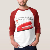 Mijn Rode Stapler T-shirt (Voorkant)