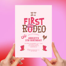 Mijn Rodeo Cowgirl Roze 5e verjaardag
