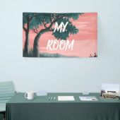 Mijn Room Floral Tree Sunset Spandoek (Beurs)