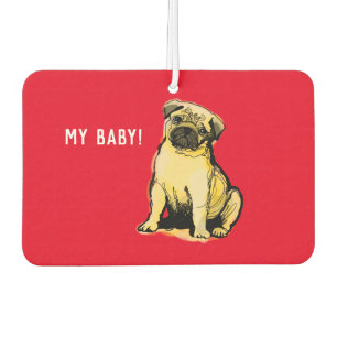 Mijn roomkleurige baby luchtverfrisser