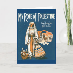 Mijn Roos van Palestijns wenskaart Kaart