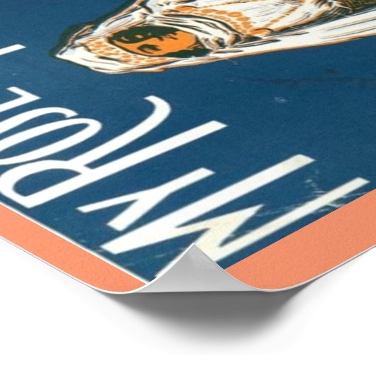 Mijn Roos van Palestina-poster Poster (Hoek)