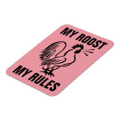 MIJN ROOST MIJN REGELS ROOSTER MAGNETS MAGNEET (Linkerzijde)