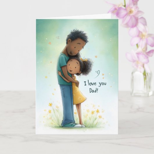 Mijn Rots en Gids Vaderdag kaart (Orchidee)