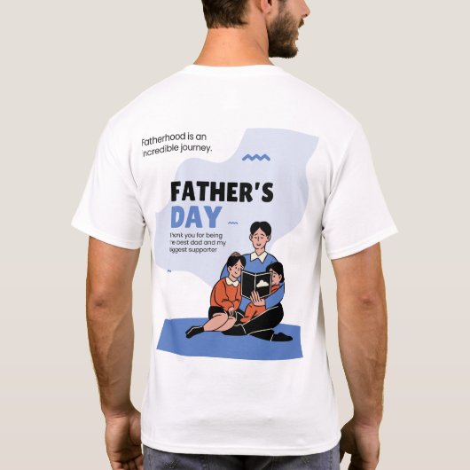 Mijn rots, mijn gids, mijn held t-shirt (Achterkant)