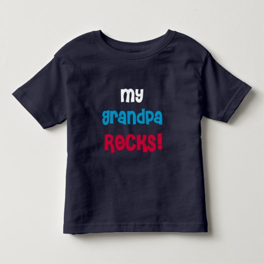 Mijn Rotsen van de Opa Kinder Shirts (Voorkant)