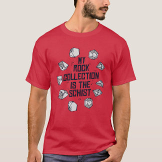 Mijn Rotsenverzameling Ishe Schist Geoloog familie T-shirt