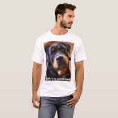 Mijn rottie is mijn beschermengel. t-shirt (Voorkant volledig)