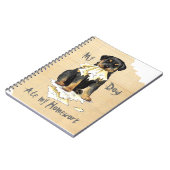 Mijn rottweiler Ate mijn thuiswerk Notitieboek (Linkerzijde)