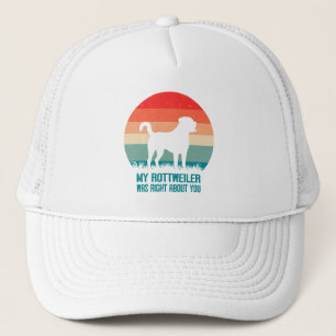 Mijn Rottweiler had gelijk over je hond retro Trucker Pet