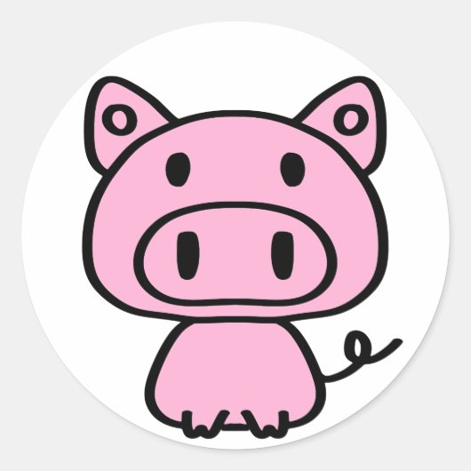 Mijn Roze Biggetje Stickers (Voorkant)