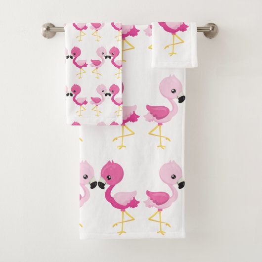 Mijn Roze Flamingo Bad Handdoek (Insitu)